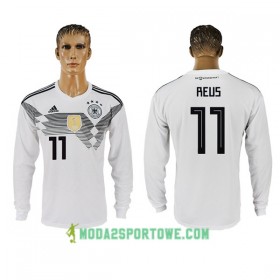 Koszulka Niemcy Reus 11 Mistrzostwa Świata 2018 Domowe Stroje Piłkarskie Długi Rękaw